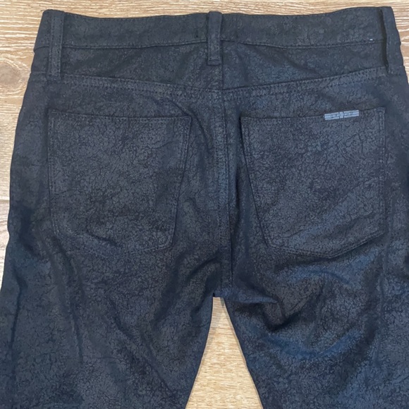 HUDSON - Black Cracked Glass Print Pants -Size 26 - Picture 6 of 7